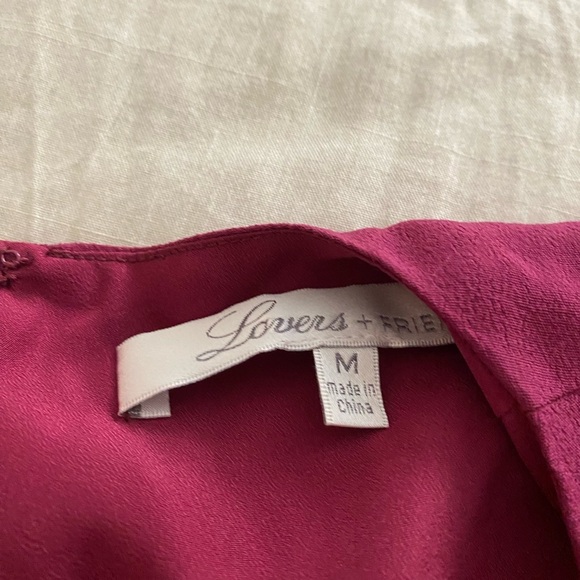 NWT Lovers + Friends Windy Mini Dress in Raspberry (4) - Picture 7 of 8